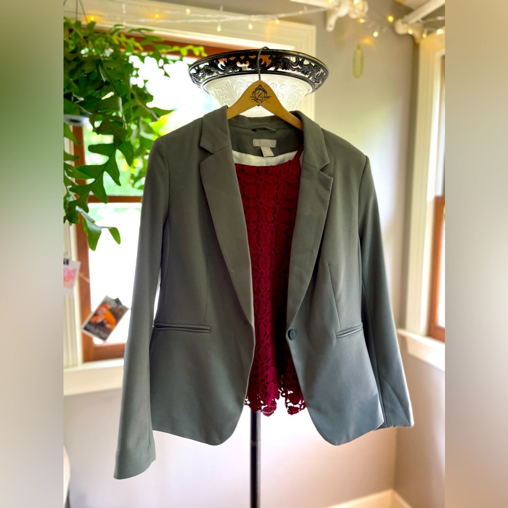 Green H&M Blazer L